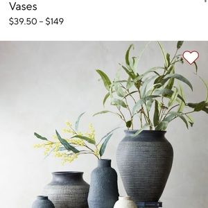 SOLD! Reserved!! Pottery Barn Frasier Textured Handcrafted Ceramics Collection